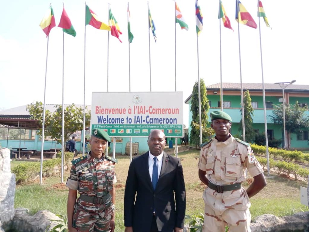 Les Élèves officiers à l’Ecole Militaire Inter Armées (EMIA) témoignent de leur gratitude au Représentant Résident.